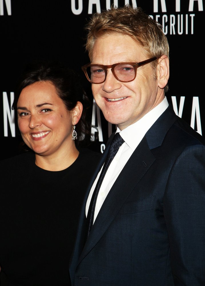 Lindsay Brunnock;Kenneth Branagh;<br>Los Angeles Premiere of Jack Ryan: Shadow Recruit - Red Carpet Arrivals
