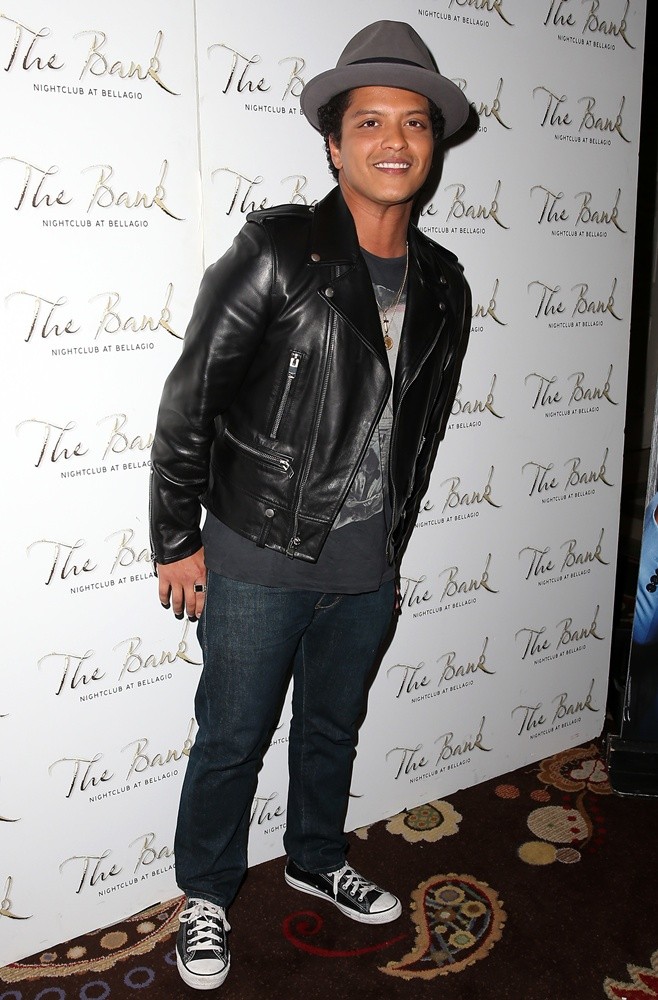 Bruno Mars;<br>Bruno Mars Hosts A Party at The Bank Nightclub