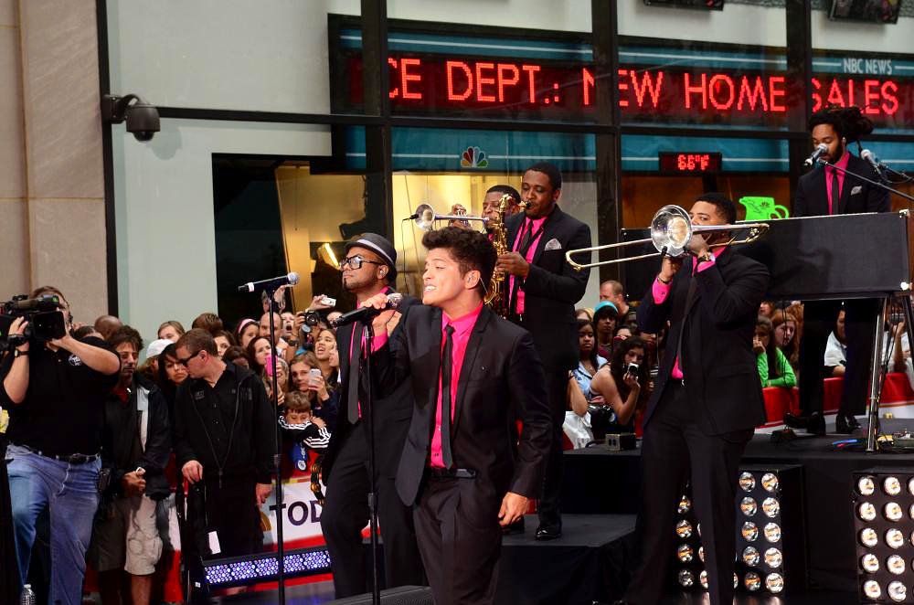 Bruno Mars;<br>Bruno Mars Performing Live as Part of The Today Show Concert Series