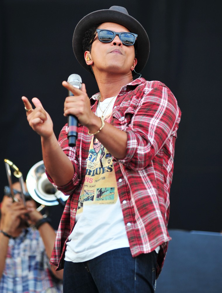 Bruno Mars;<br>V Festival - Day Two