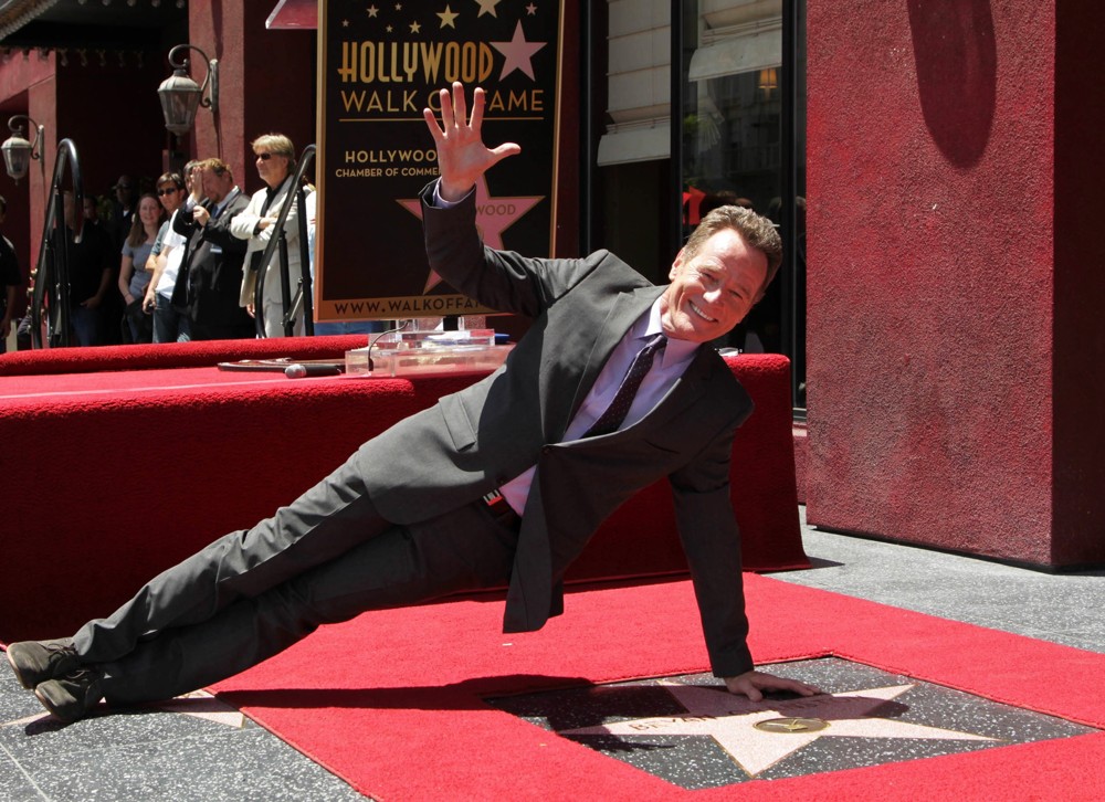 Bryan Cranston;<br>Bryan Cranston Honored with Star on The Hollywood Walk of Fame