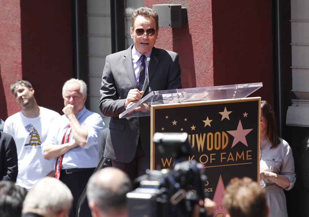 Bryan Cranston;<br>Bryan Cranston Honored with Star on The Hollywood Walk of Fame