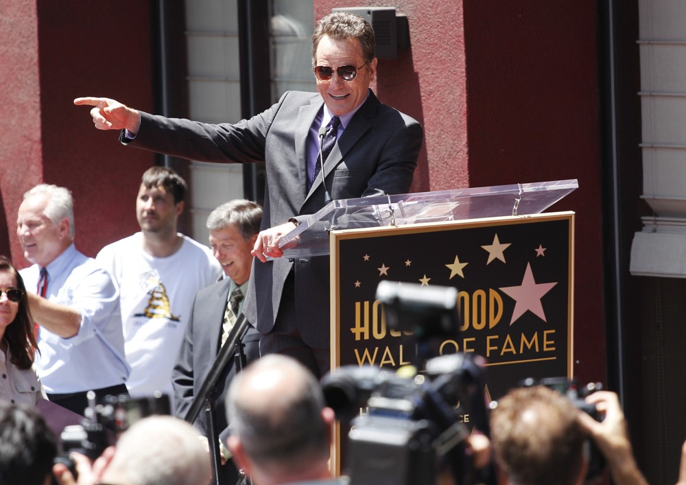 Bryan Cranston;<br>Bryan Cranston Honored with Star on The Hollywood Walk of Fame