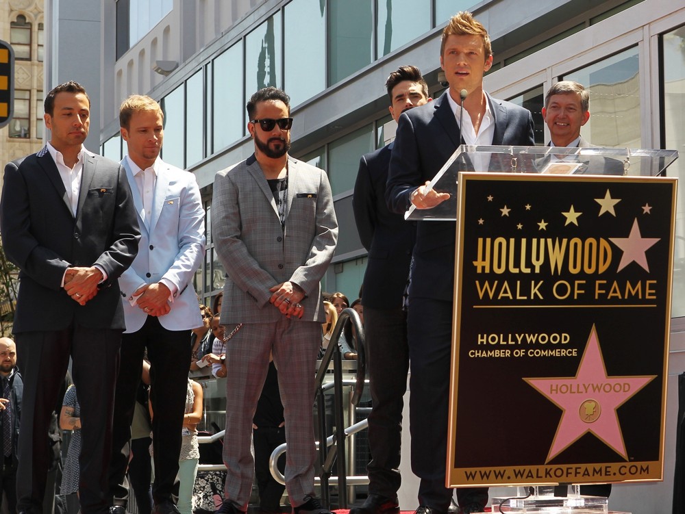 Backstreet Boys;Leron Gubler;<br>Backstreet Boys Are Honoured with A Hollywood Star on The Hollywood Walk of Fame