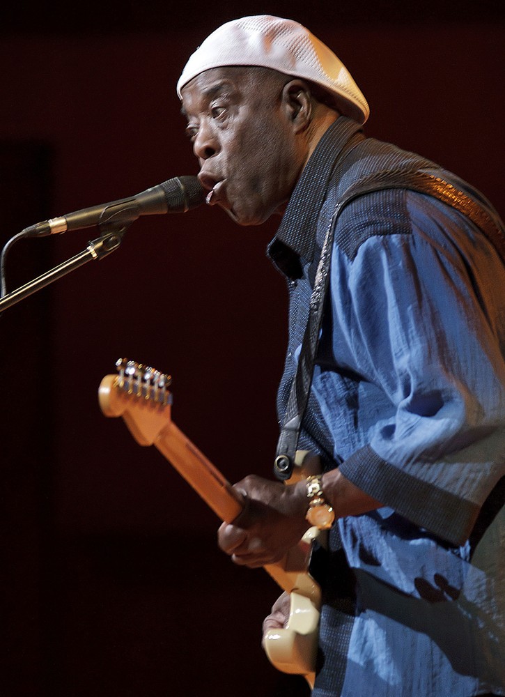 Buddy Guy;<br>Buddy Guy Performing at Manchester Bridgewater Hall