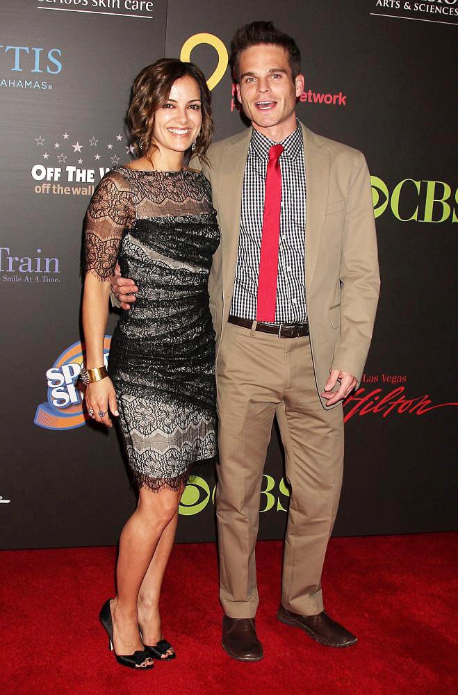 Rebecca Budig;Greg Rikaart;<br>2011 Daytime Emmy Awards - Red Carpet