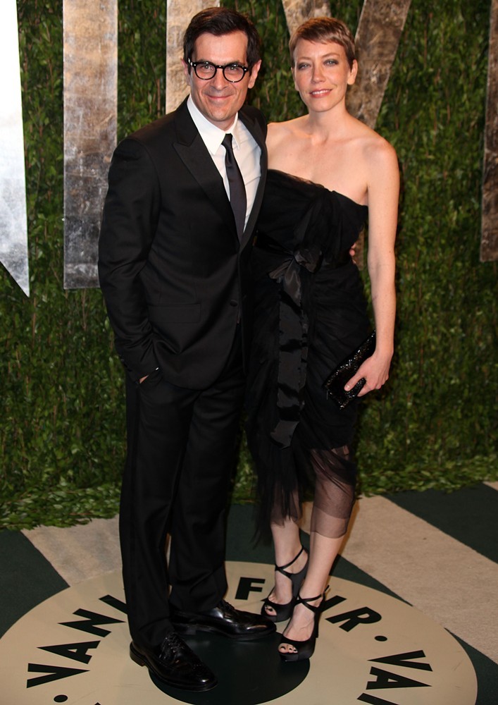 Ty Burrell;Holly Burrell;<br>2012 Vanity Fair Oscar Party - Arrivals