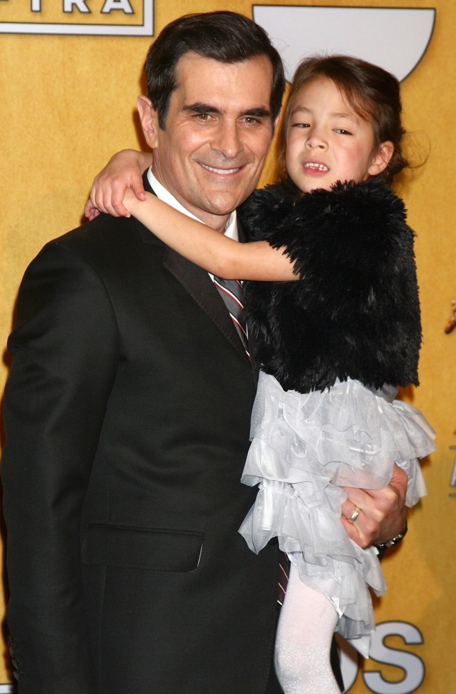 Ty Burrell, Aubrey Anderson-Emmons<br>19th Annual Screen Actors Guild Awards - Press Room