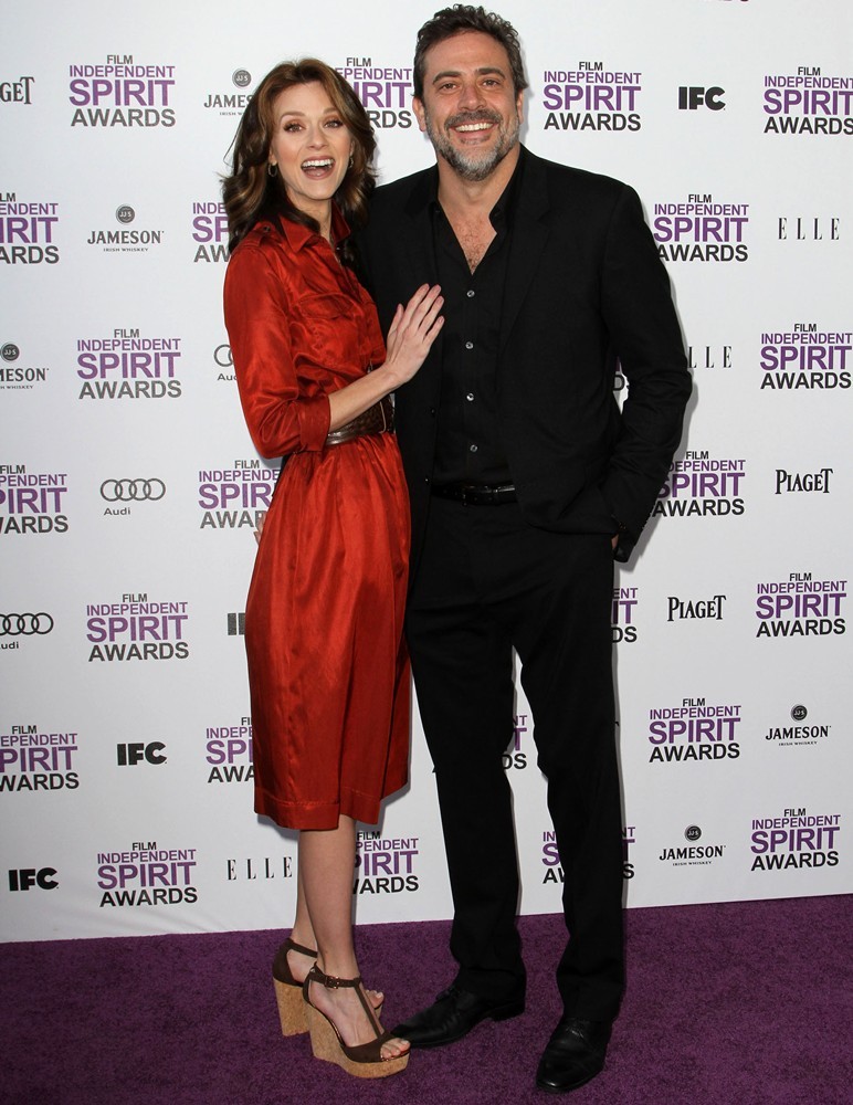 Hilarie Burton;Jeffrey Dean Morgan;<br>27th Annual Independent Spirit Awards - Arrivals