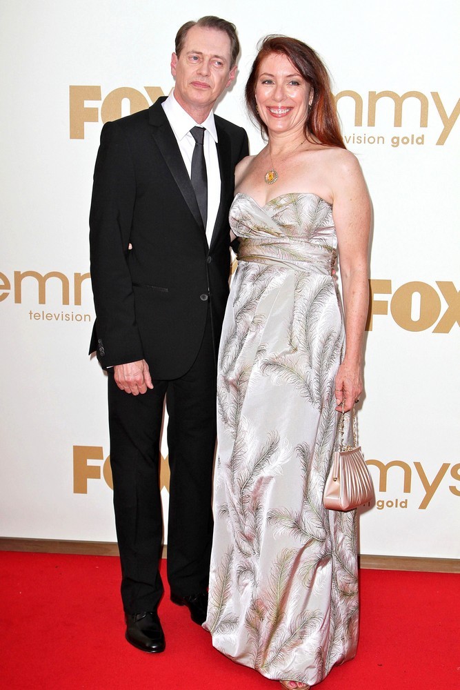 Steve Buscemi;Jo Andres;<br>The 63rd Primetime Emmy Awards - Arrivals