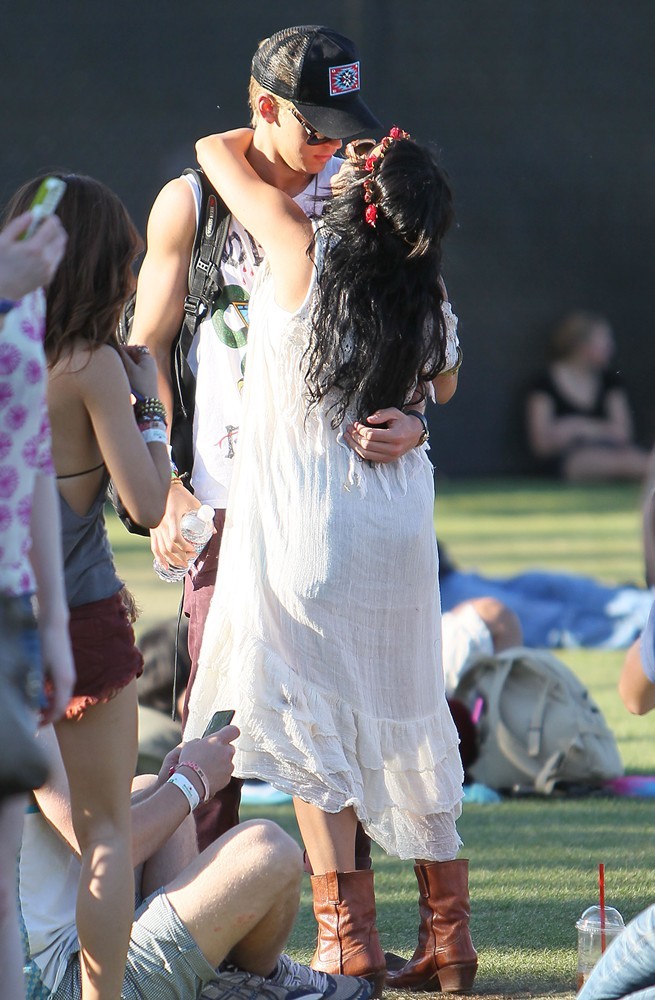 Austin Butler;Vanessa Hudgens;<br>Celebrities at The 2012 Coachella Valley Music and Arts Festival - Day 3