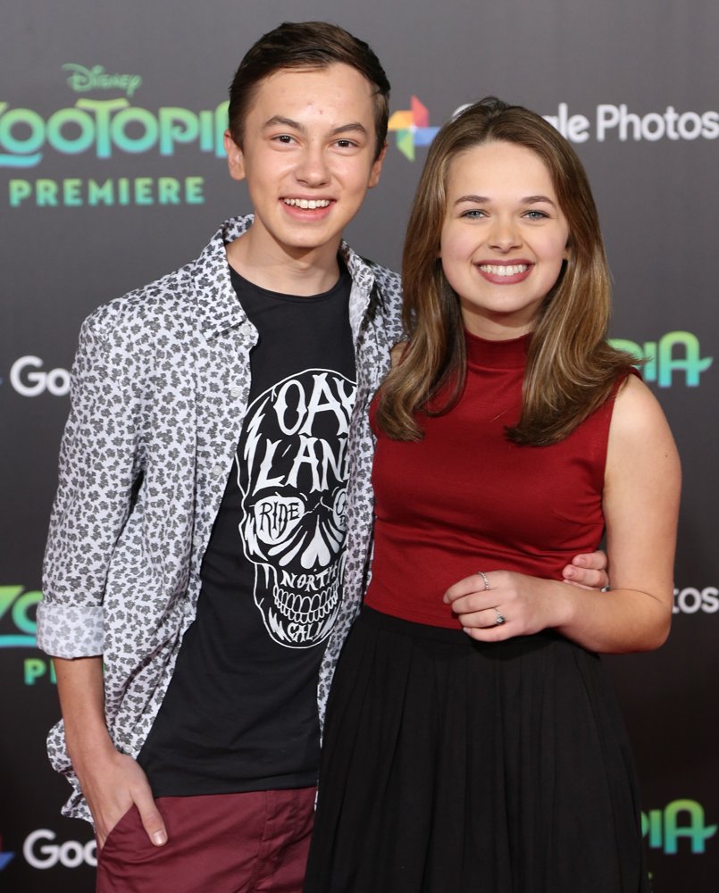 Hayden Byerly;Alyssa Jirrels;<br>Los Angeles Premiere of Walt Disney Animation Studios' Zootopia