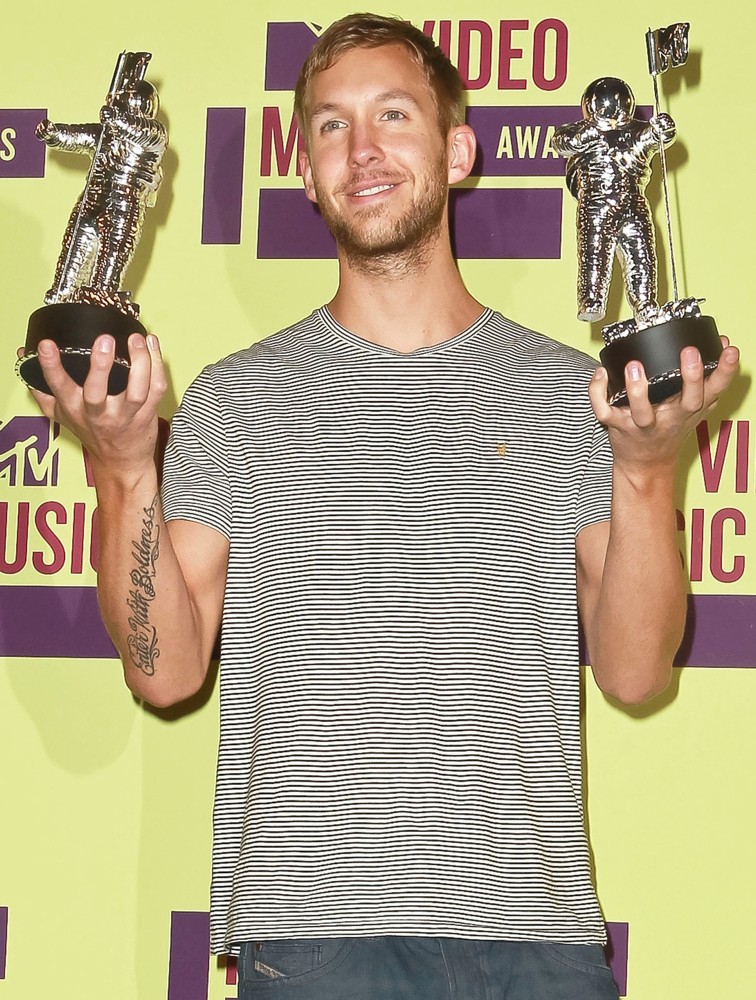 Calvin Harris;<br>2012 MTV Video Music Awards - Press Room