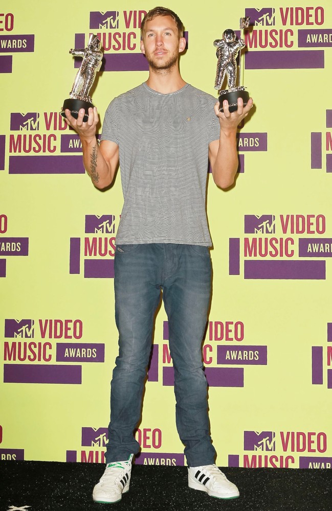 Calvin Harris;<br>2012 MTV Video Music Awards - Press Room