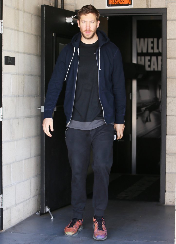 Calvin Harris Seen Leaving A Gym