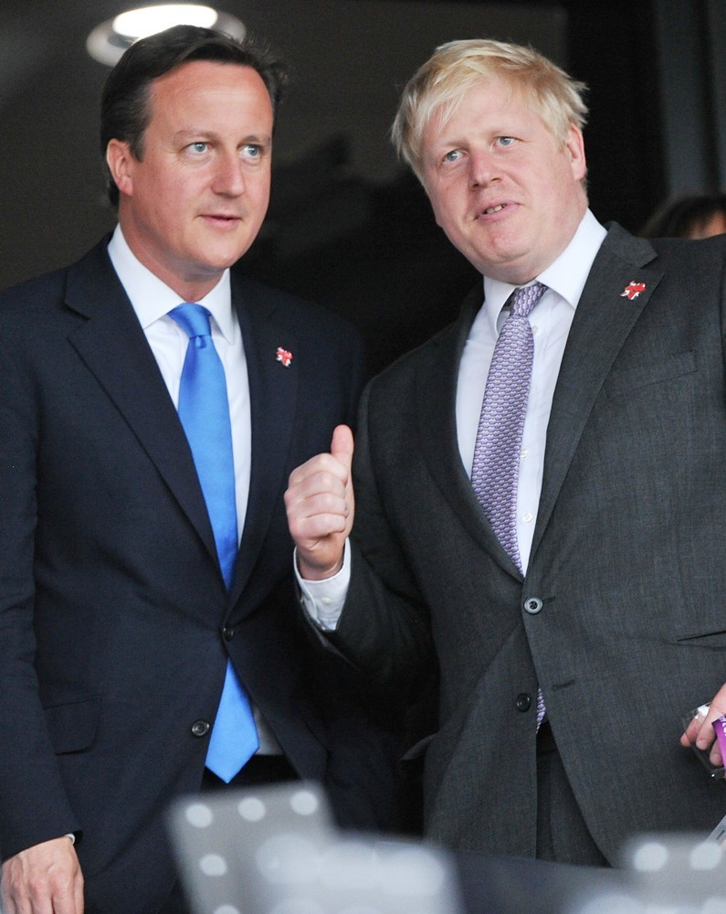 David Cameron;Boris Johnson;<br>The Opening Ceremony of The London 2012 Olympic Games