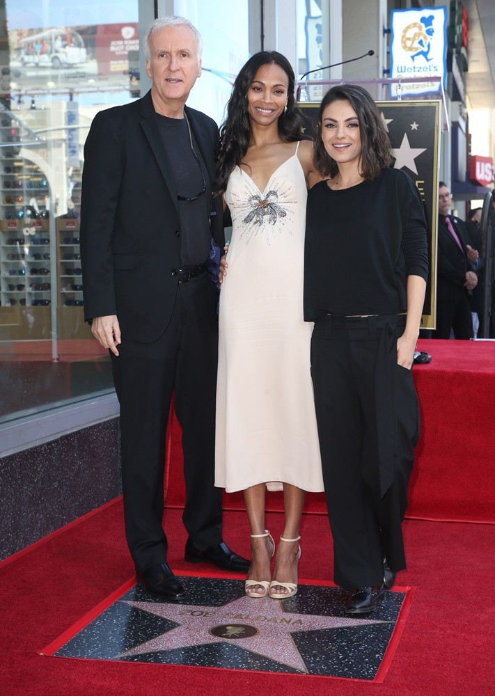 Zoe Saldana Honored with A Star on The Hollywood Walk of Fame