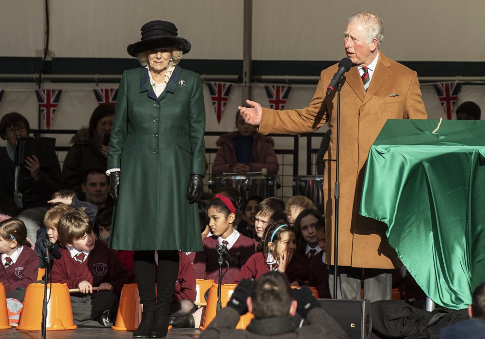 Camilla Parker Bowles;Prince Charles;<br>The Prince of Wales and Duchess of Cornwall Visit Leicester Market