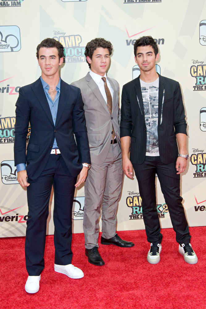 Jonas Brothers;Kevin Jonas;Nick Jonas;Joe Jonas;<br>World Premiere of 'Camp Rock 2: The Final Jam'