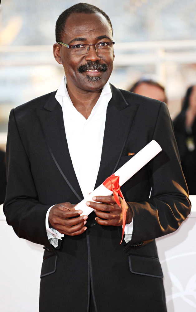 Mahamat-Saleh Haroun;<br>2010 Cannes International Film Festival - Day 12 - Palme d'Or Closing Ceremony Red Carpet Arrivals