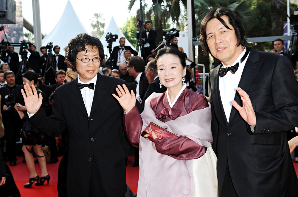 Lee David;Yoon Jung Hee;Lee Chang-dong;<br>2010 Cannes International Film Festival - Day 12 - Palme d'Or Closing Ceremony Red Carpet Arrivals