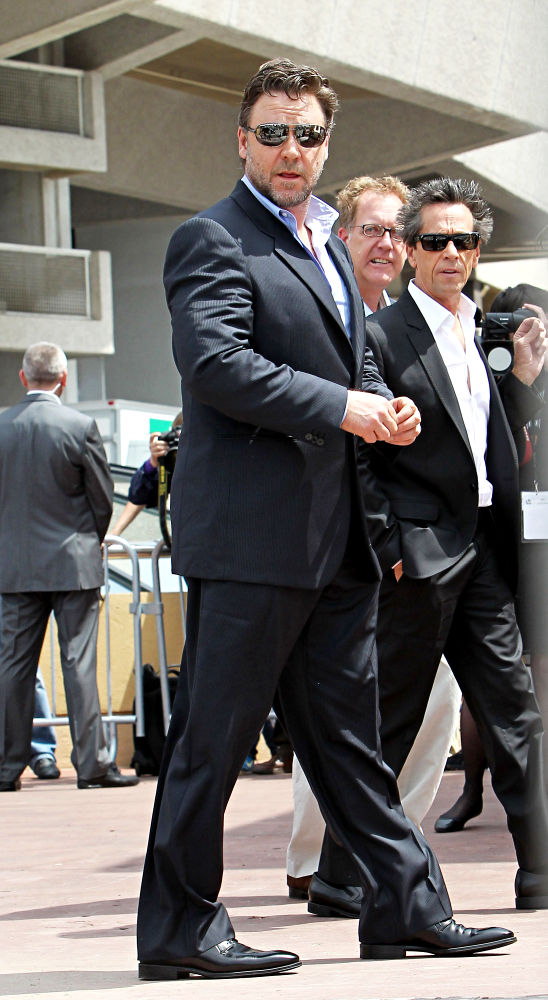Russell Crowe;<br>The 2010 Cannes Film Festival - Day 1