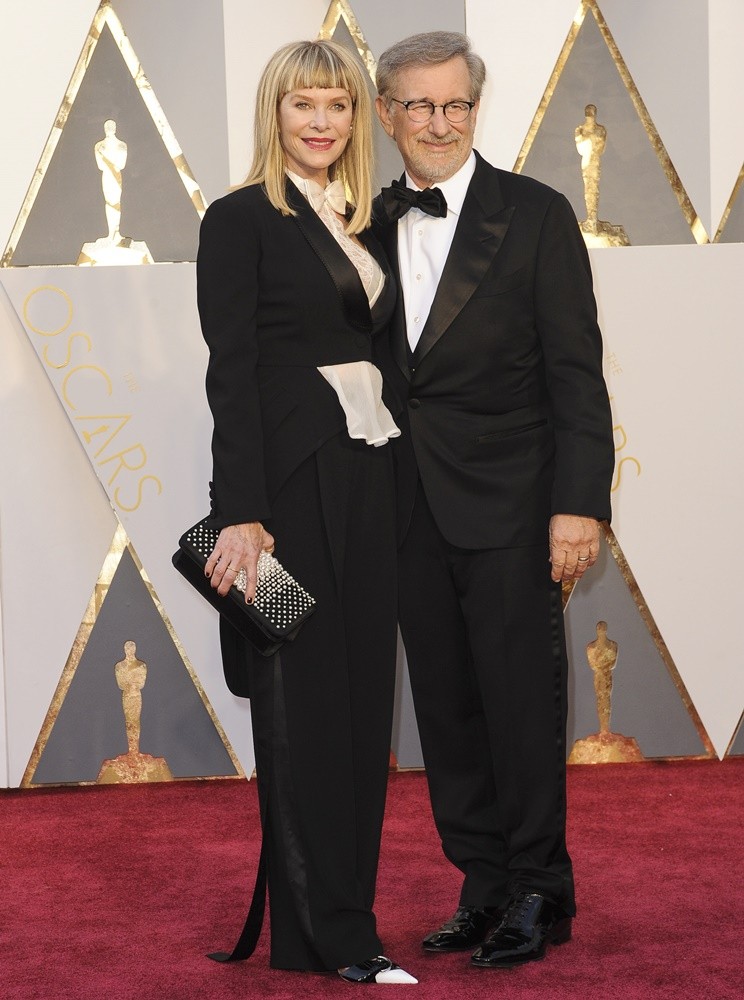 Kate Capshaw;Steven Spielberg;<br>88th Annual Academy Awards - Red Carpet Arrivals