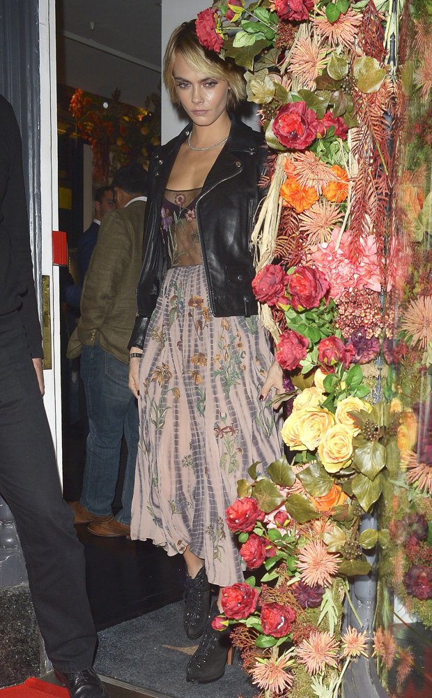 Cara Delevingne at Maddox Gallery Westbourne Grove