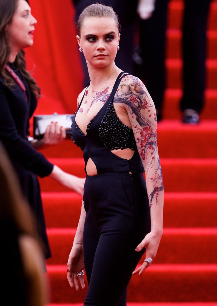 Cara Delevingne;<br>China: Through The Looking Glass Costume Institute Benefit Gala - Red Carpet Arrivals