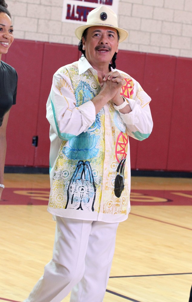 Carlos Santana Musical Instrument Donation
