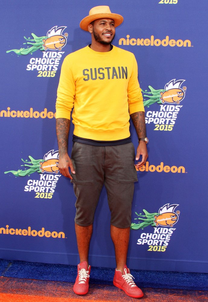 Carmelo Anthony;<br>Nickelodeon Kids' Choice Sports 2015 Awards - Arrivals