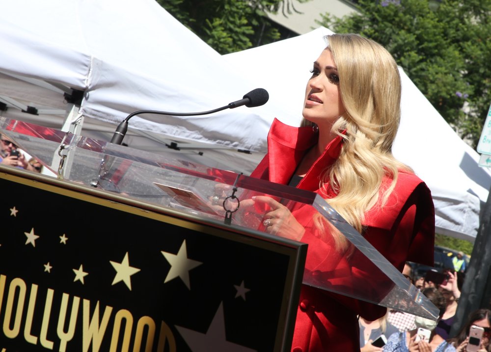 Carrie Underwood Honoured with A Star on The Hollywood Walk of Fame