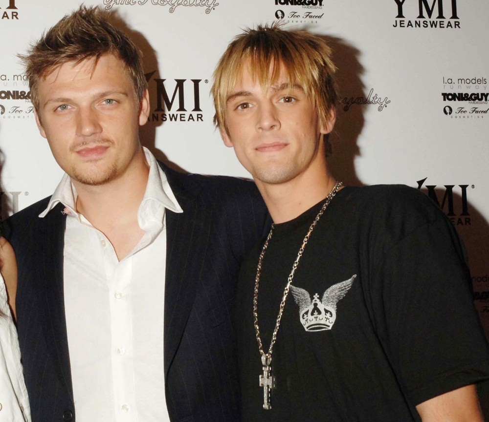 Nick Carter;Aaron Carter;<br>YMI Royalty Jeanswear Present Their New Denim Collection Entitled Hollywood Style
