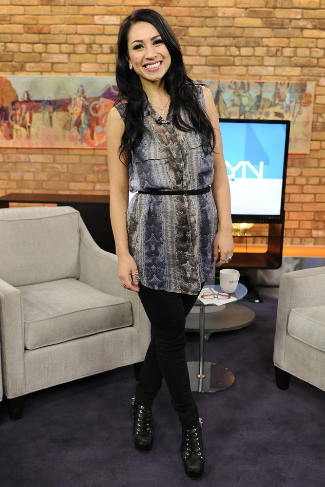 Cassie Steele;<br>Cassie Steele Appears on The Marilyn Denis Show Promoting TV Series The L.A. Complex