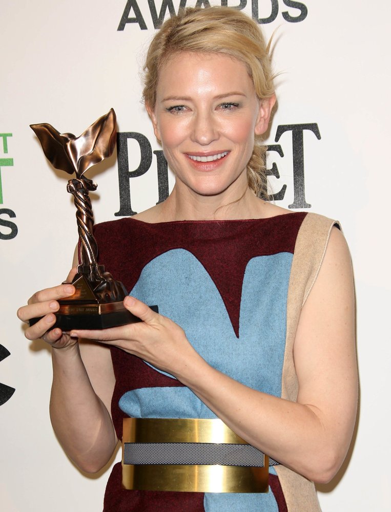 Cate Blanchett;<br>The 2014 Film Independent Spirit Awards - Press Room