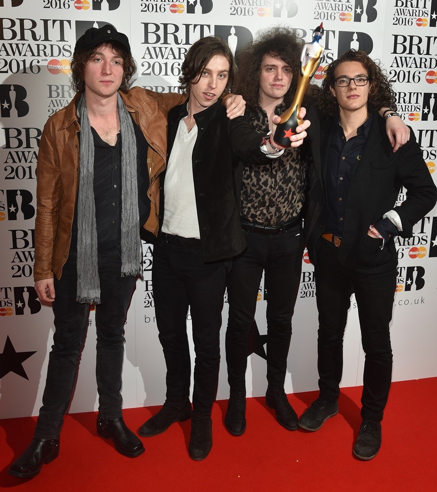 Catfish and the Bottlemen Picture 1 The Brit Awards 2016 Press Room