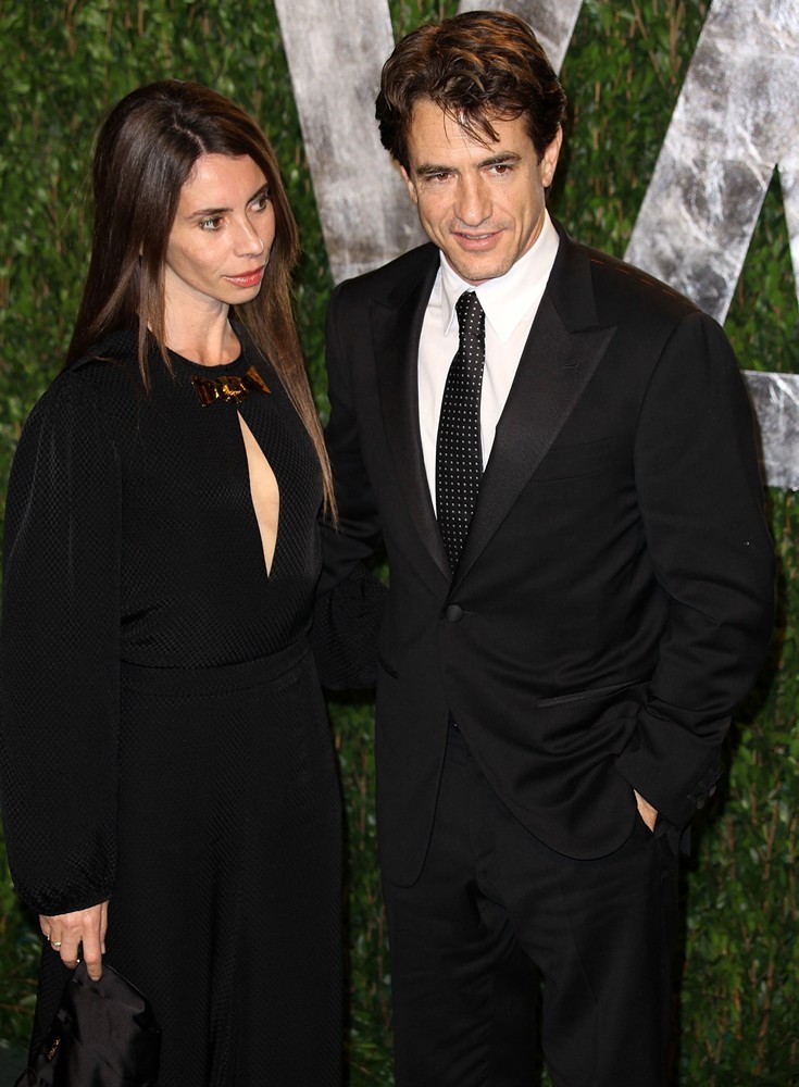 Tharita Catulle;Dermot Mulroney;<br>2012 Vanity Fair Oscar Party - Arrivals