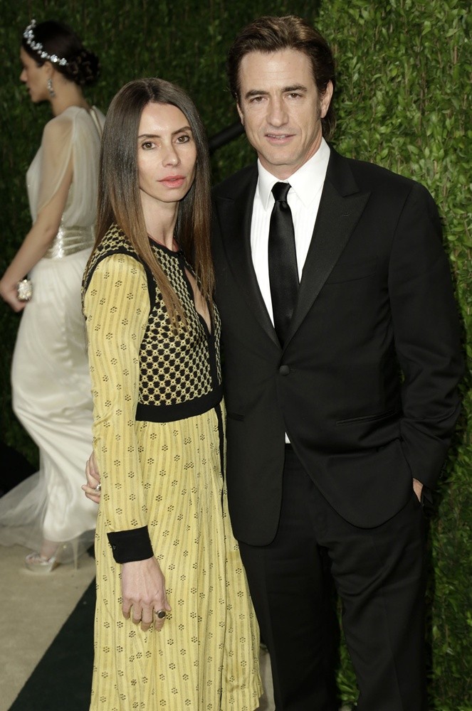 Tharita Catulle;Dermot Mulroney;<br>2013 Vanity Fair Oscar Party - Arrivals