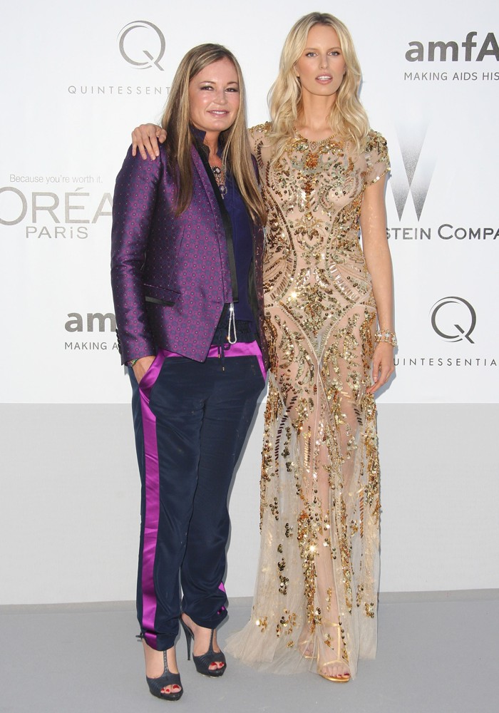 Eva Cavalli;Karolina Kurkova;<br>AmfAR's Cinema Against AIDS Gala 2012 - During The 65th Annual Cannes Film Festival