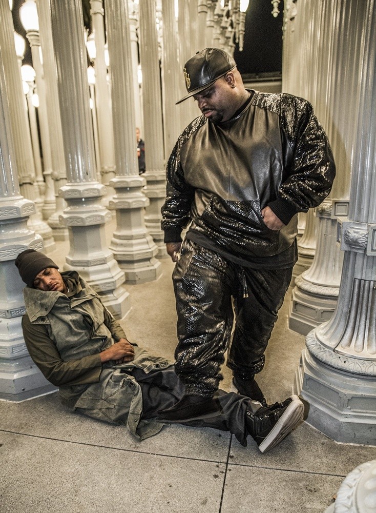 Cee-Lo Filming Music Video Scenes for When You're Rich