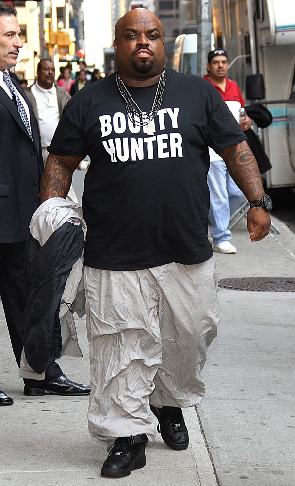 Cee-Lo;<br>Celebrities Arrive at The Ed Sullivan Theater to Appear on The Late Show with David Letterman