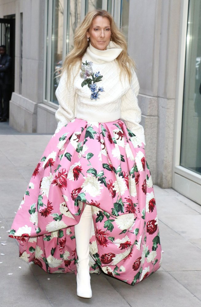 Celine Dion Leaving for Her Concert