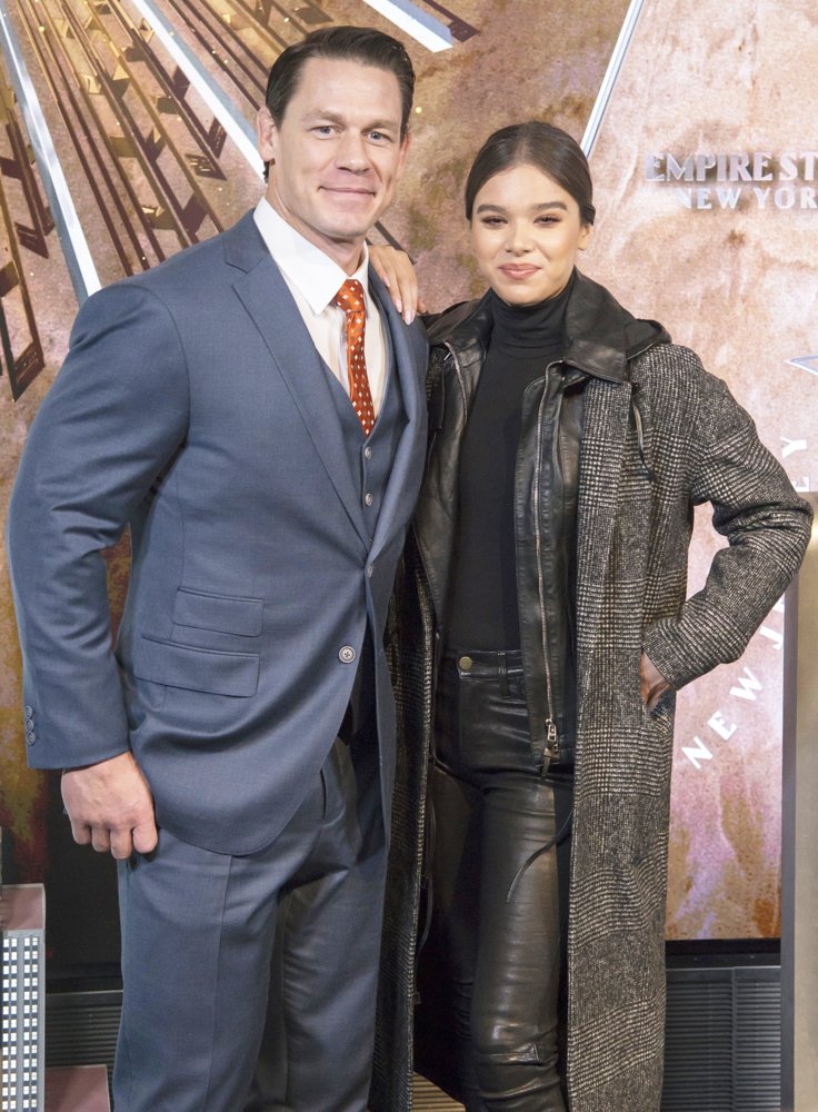 John Cena and Hailee Steinfeld Light The Empire State Building