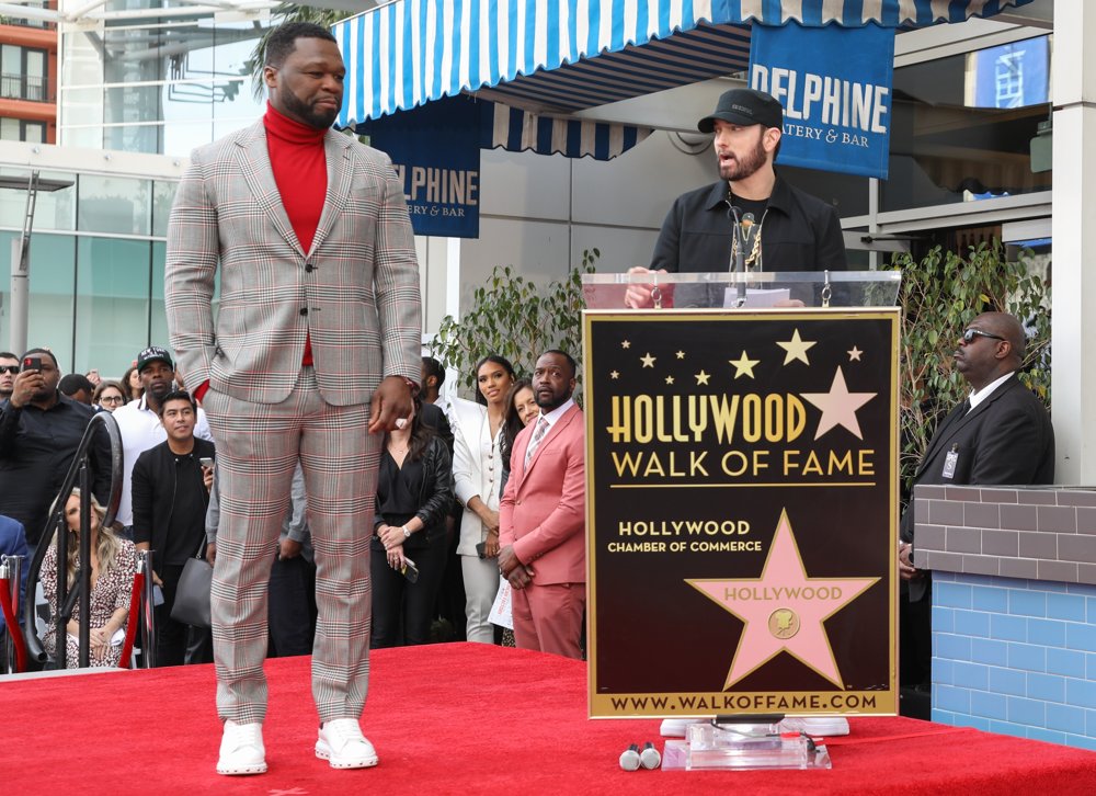 50 Cent Is Honored with A Star on The Hollywood Walk of Fame