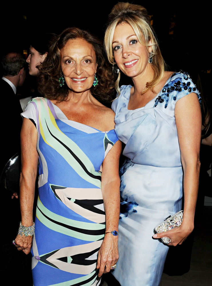 Diane von Furstenberg;Nadja Swarovski;<br>2010 CFDA Fashion Awards - Arrivals
