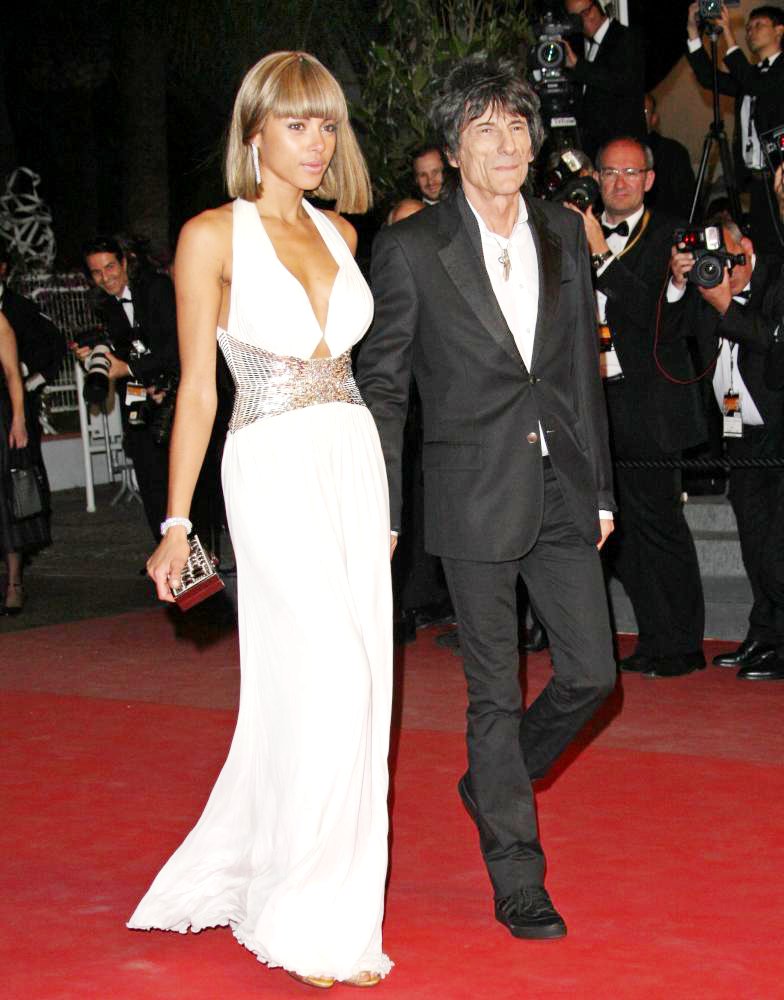 Ana Araujo;Ronnie Wood;<br>2011 Cannes International Film Festival - Day 8 - Melancholia - Premiere
