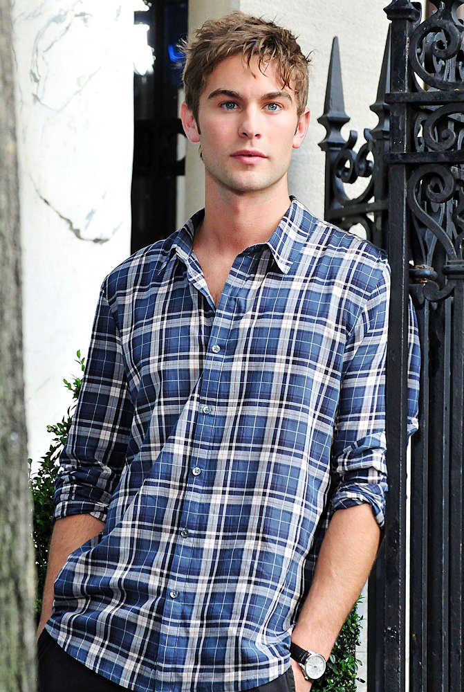 Chace Crawford;<br>Shooting for Gossip Girl