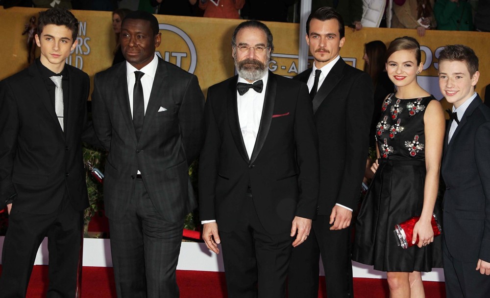 Timothee Chalamet;David Harewood;Mandy Patinkin;Rupert Friend;Morgan Saylor;Jackson Pace;<br>19th Annual Screen Actors Guild Awards - Arrivals
