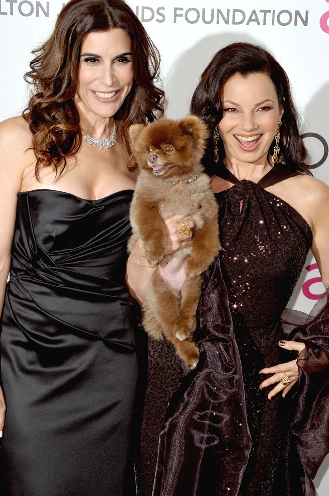 Jo Champa;Fran Drescher;<br>The 20th Annual Elton John AIDS Foundation's Oscar Viewing Party - Arrivals