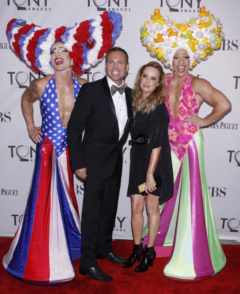 Tim Chappel;Lizzy Gardiner;<br>The 65th Annual Tony Awards - Arrivals